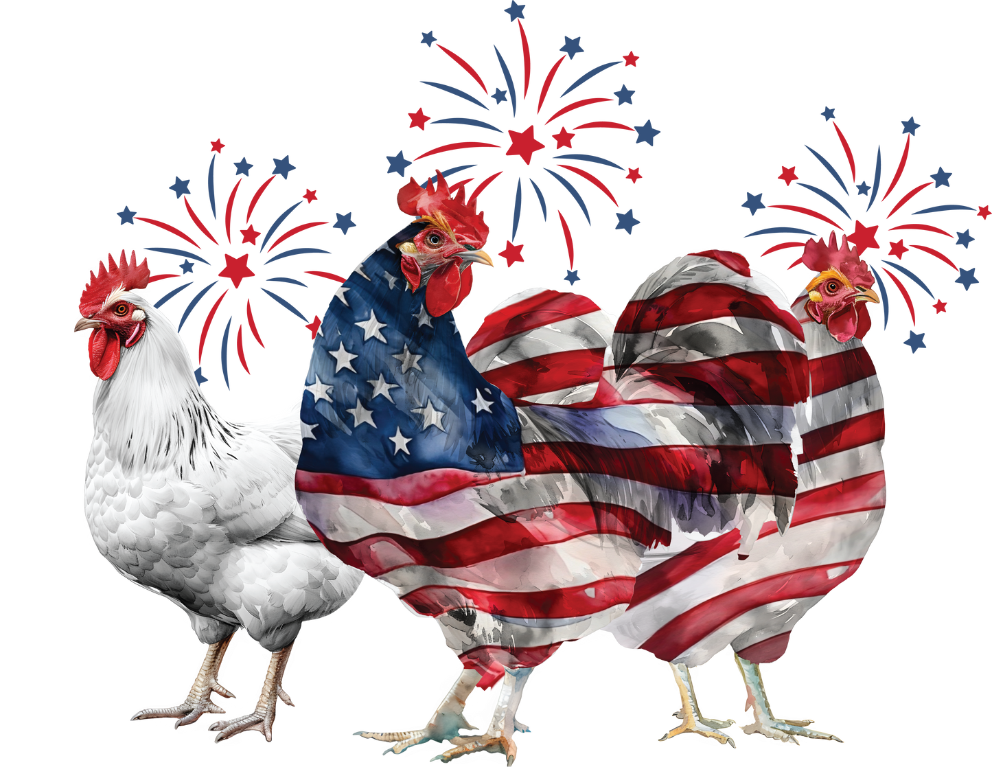 4th of July -- Patriotic Cock