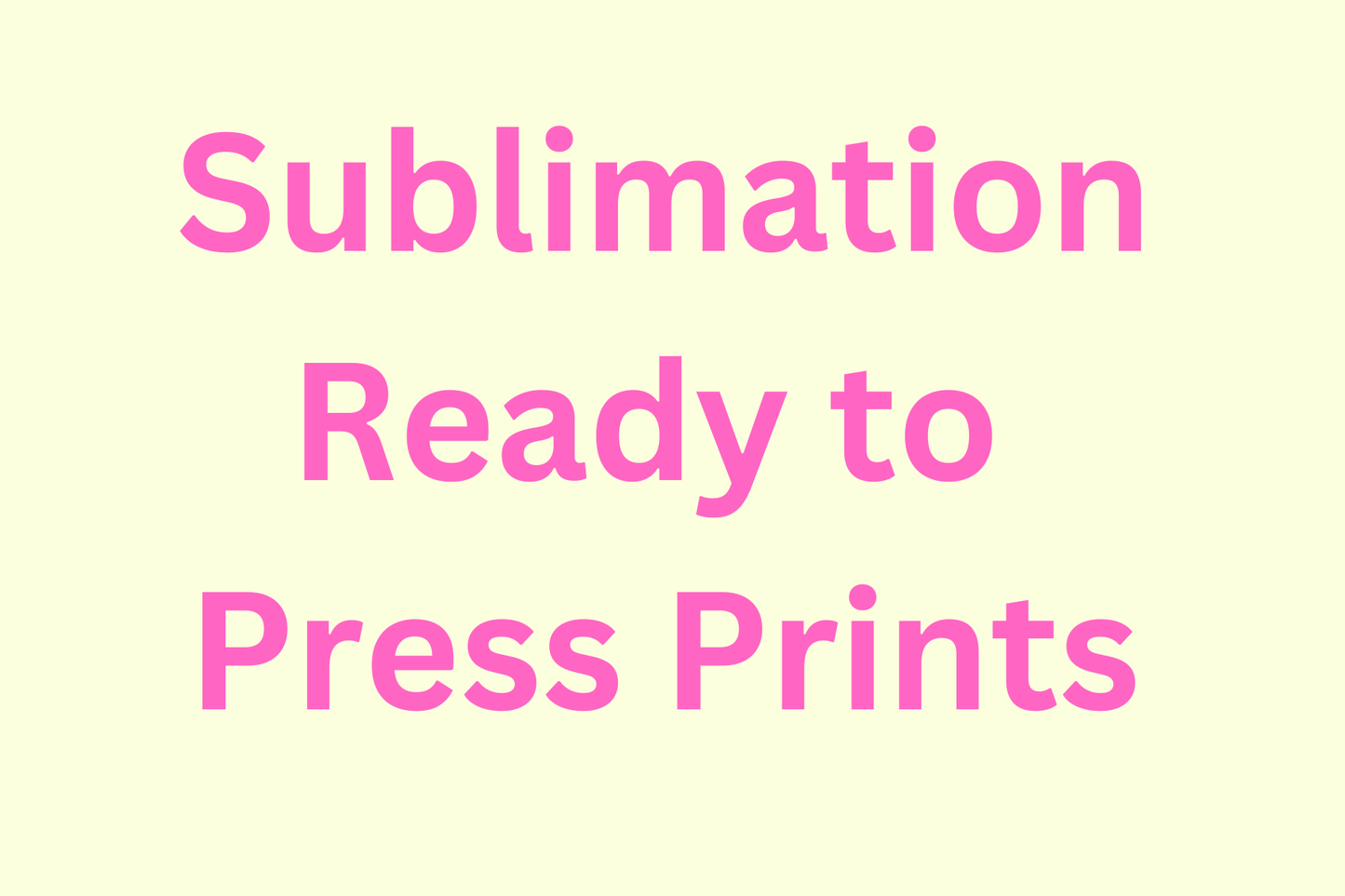 Ready to Press Sublimation (Christmas)