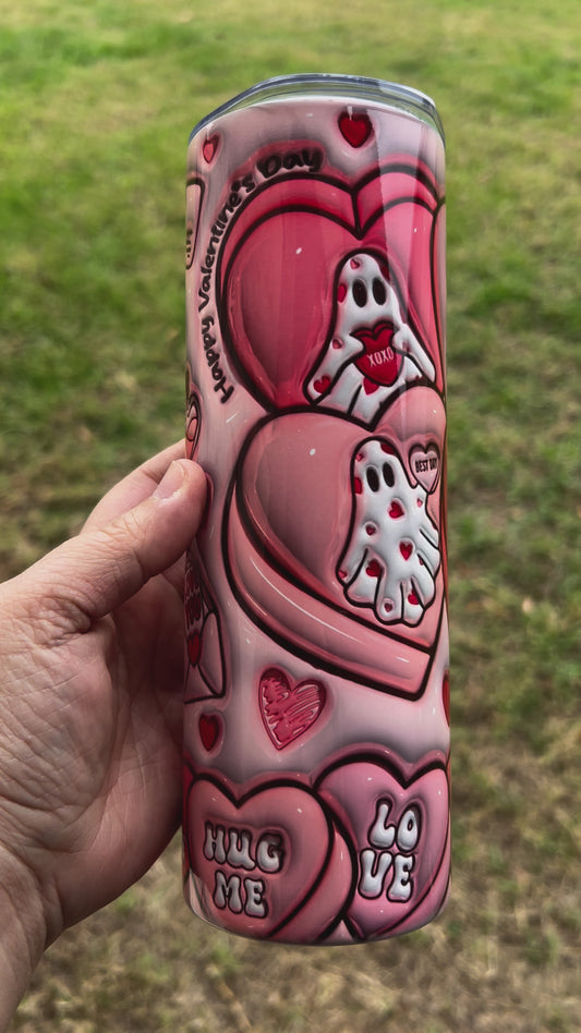 Ghostly 3D Tumbler