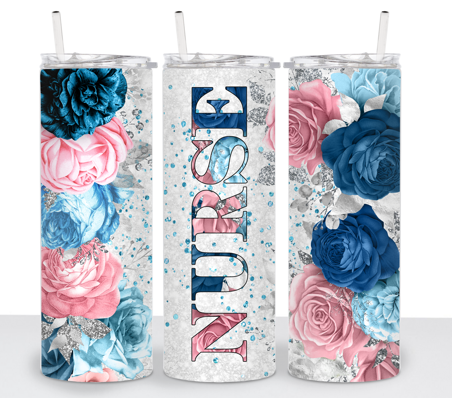 Nurse and flowers Tumblers